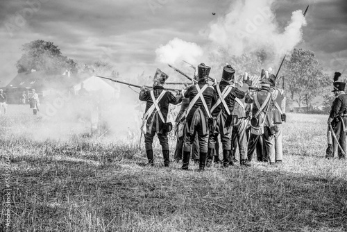 Schlacht um Landin 1813 Nachstellung photo