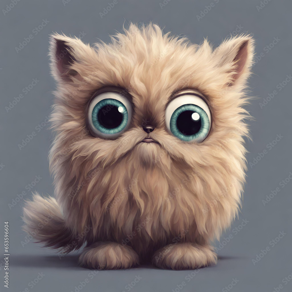 persian cat with eyes