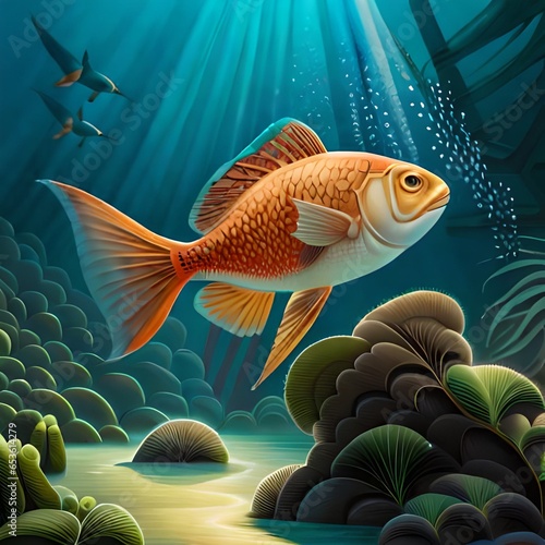 fish in the aquarium