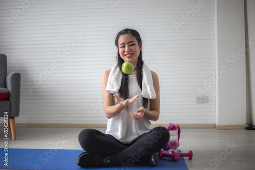 Healthy and Sportive woman ...