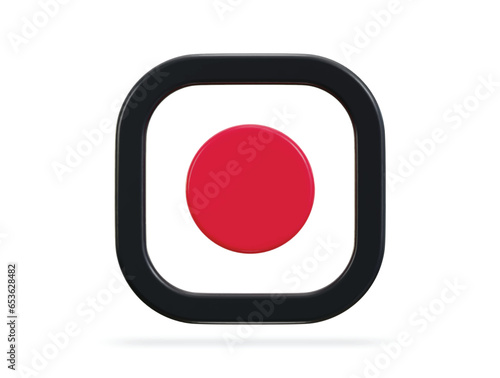 3d rendering icon illustration