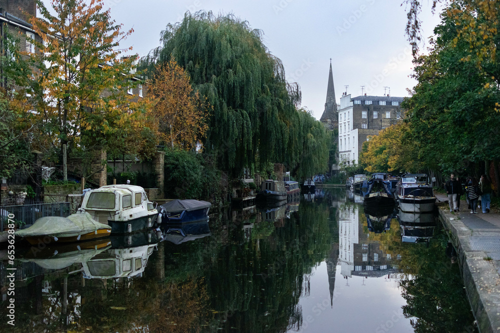 View of the London district of Camden Town