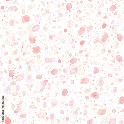 Pink watercolour abstract seamless pattern