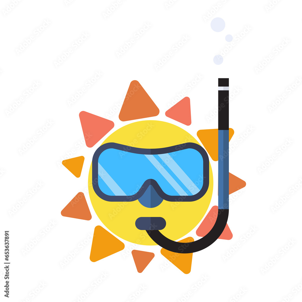 Summer sun wearing sunglasses Summer sun wearing sunglasses