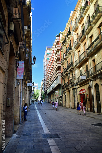 Fototapeta Naklejka Na Ścianę i Meble -  una calle de Tarragona