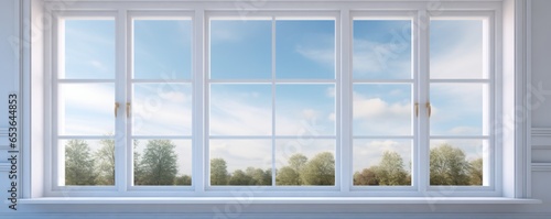 A Window With A View Of Trees Outside.   oncept   Windows With Views Of Nature    Benefits Of Nature Views From Home    Enjoying A Natural Space    Nature And Mental Health