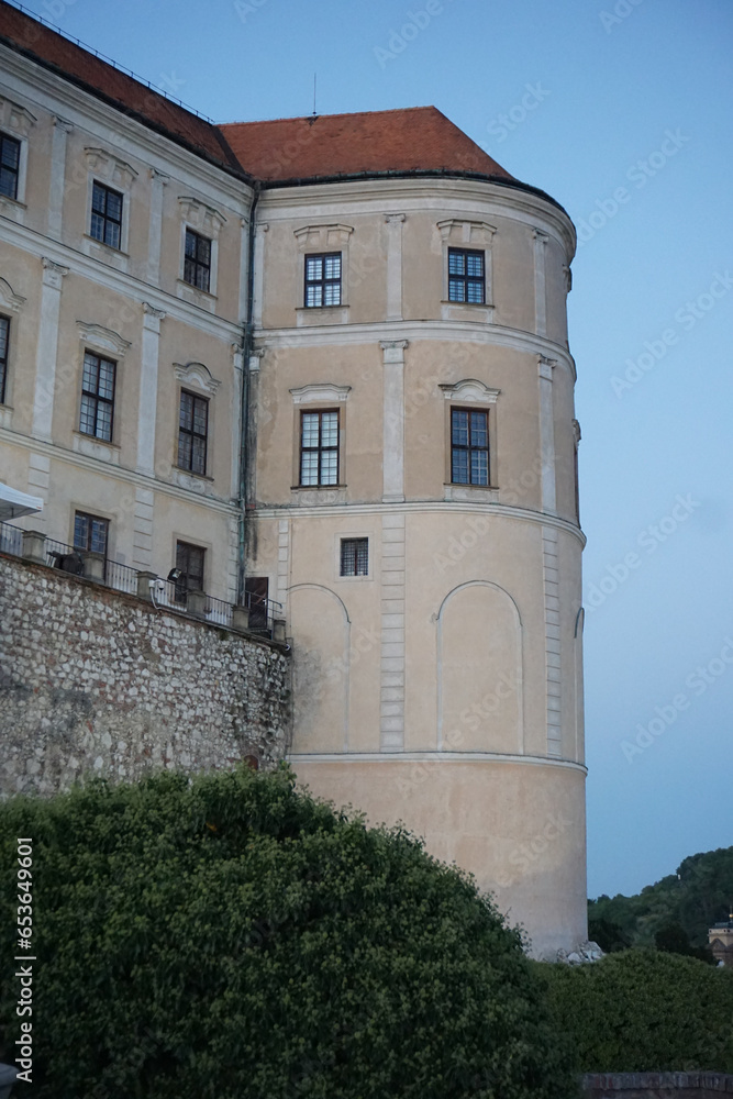 Fototapeta premium mikulov, czech republic, castle, architektura, budowa, gród, pałac, europa