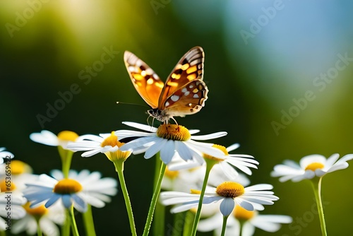 butterfly on flower © Hassan