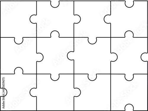 jigsaw puzzle background, Vector jigsaw puzzle, Blank jigsaw puzzle fame template, This template provides a foundation for your design projects, offering a seamless and customizable jigsaw