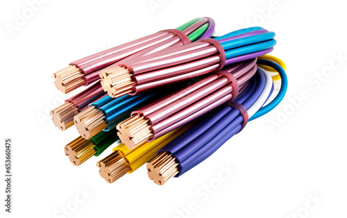 Modern Wire Technology Isolated on a Transparent Background PNG.