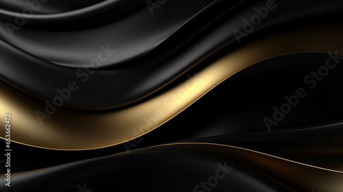 Black gold luxury background. Metallic sheen, shiny background