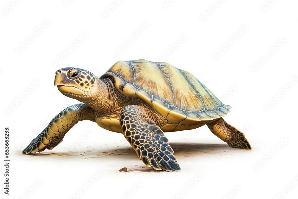 Turtle isolated on white background Turtle isolated on white background
