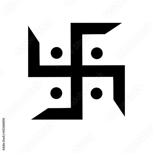 Swastika Religious Symbol | Set of Simple Swastik Icon,
Hinduism Symbols for Hope Faith and Protection