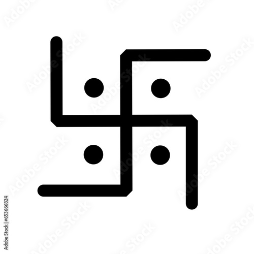 Swastika Religious Symbol | Set of Simple Swastik Icon,
Hinduism Symbols for Hope Faith and Protection