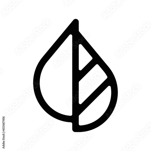 picto logo icones et symbole ecologie logo feuille natture et eau gras