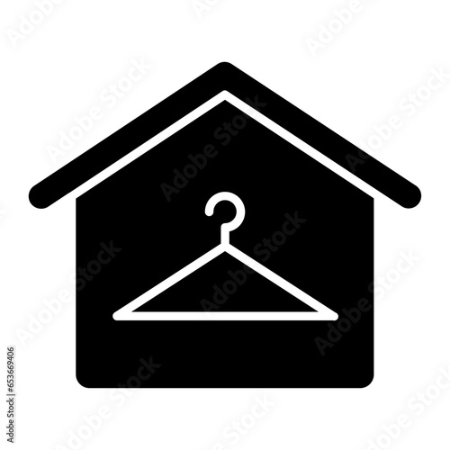 Fitting Room Glyph Icon