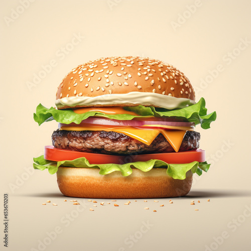 minimalist burger