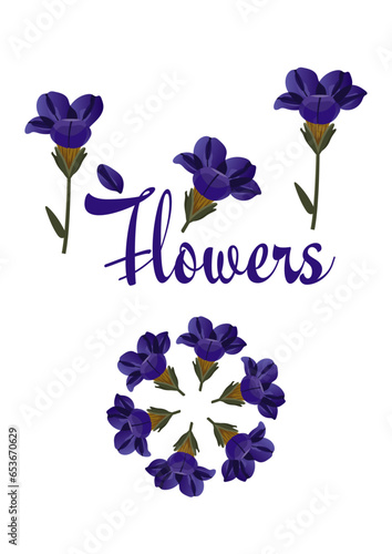 Blumen (Flowers) Vektorgrafik