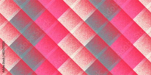 Fade dotwork rhombus shapes vector geometric seamless pattern.