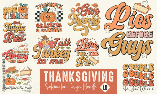 Thanksgiving Sublimation Design Bundle