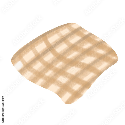 napkin isolated on white