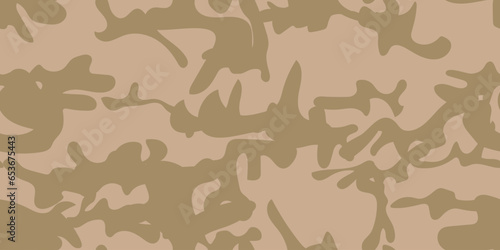 Camouflage Seamless Brush. Modern Woodland Camouflage. Sand Fabric Pattern. Abstract Tree Print Vector Desert Texture. Urban Camo Paint. Seamless Vector Camouflage. Digital Dirty. Camo Desert Grunge.