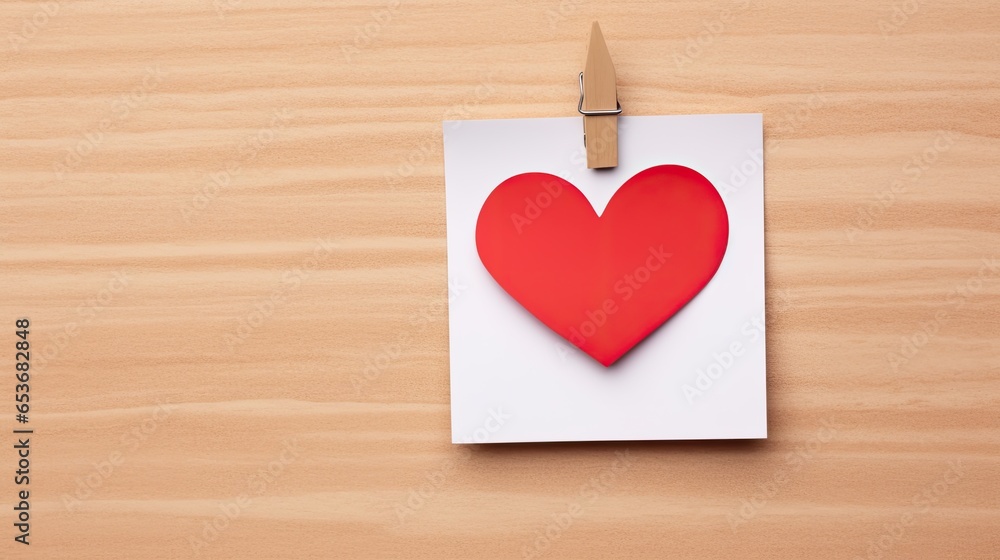Image of blank card with hand crafted felt hearts hanging with clothespins. Image of blank card with hand crafted felt hearts hanging with clothespins.