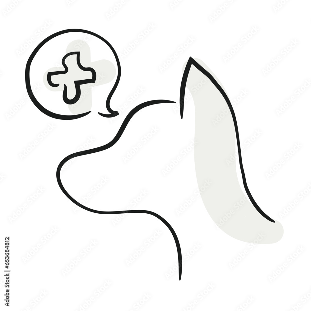 illustration of an animal symbol illustration of an animal symbol