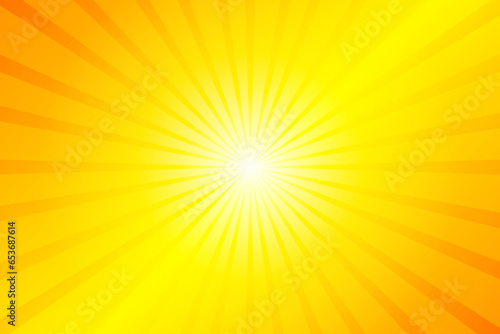 Vector illustration of a radiant sunburst pattern  perfect for bright and sunny background designs