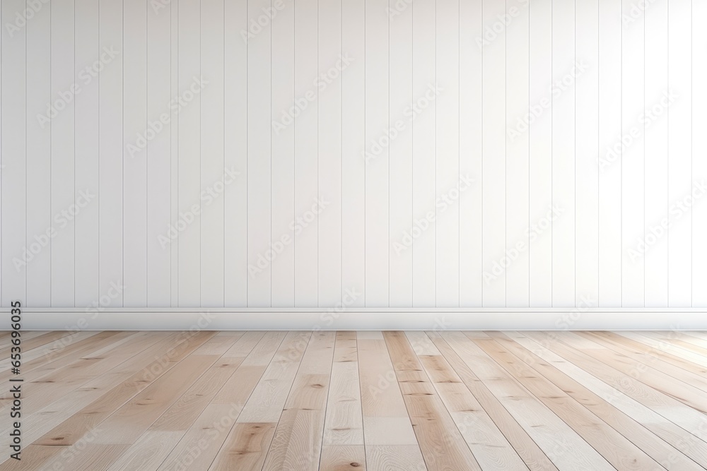 Empty new flat with fresh painted colorful wall in an empty room. Generative Ai. Empty new flat with fresh painted colorful wall in an empty room. Generative Ai.