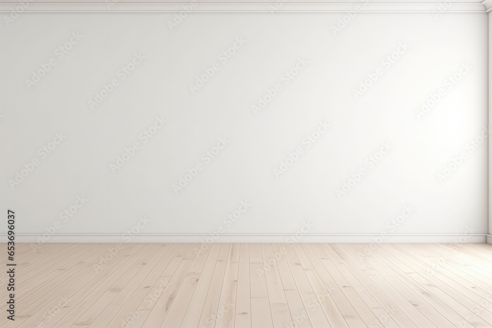 Empty new flat with fresh painted colorful wall in an empty room. Generative Ai. Empty new flat with fresh painted colorful wall in an empty room. Generative Ai.