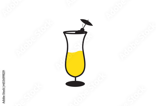 Vector illustrations of beachside drink glasses serve a delightful purpose in capturing the essence of summer and enhancing the visual appeal of your designs. These versatile and refreshing illustrati