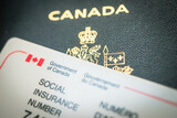 Kanadyjska karta SIN, ubezpieczenie spoleczne. Social Insurance Number. Obywatel kanady. Obywatelstwo. Commonwealth. 