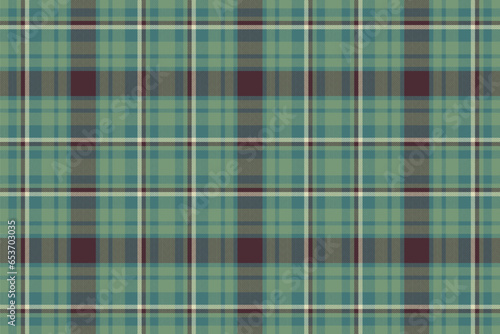 Plaid fabric vector of pattern tartan textile with a seamless background check texture.