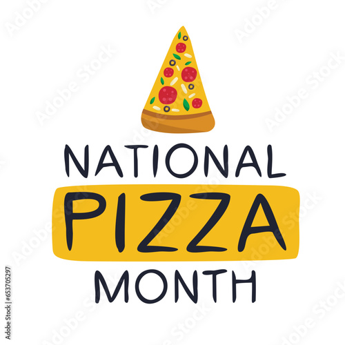 National Pizza Month, held on October.