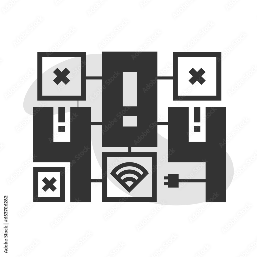 Error 404 illustration Error 404 illustration