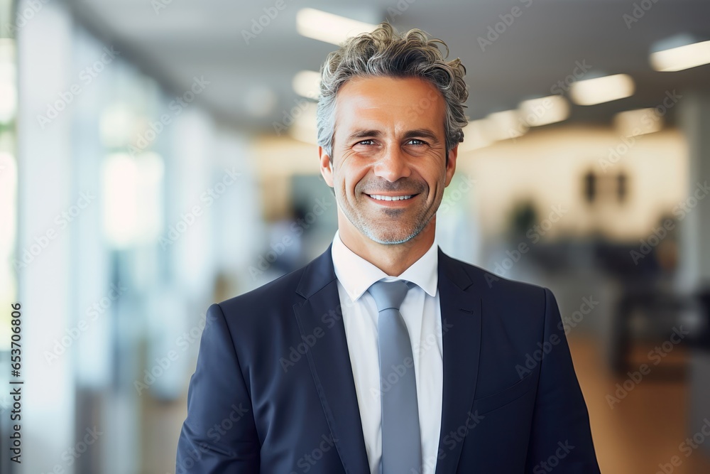 A Smiling Man In A Suit And Tie A Smiling Man In A Suit And Tie