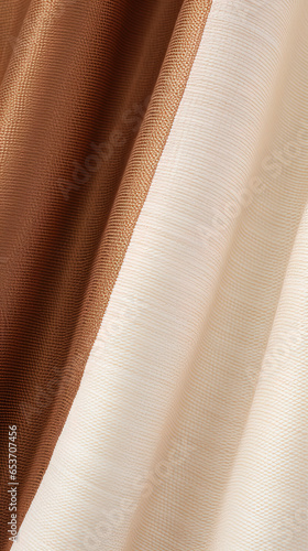 brown and white striped fabric texture background