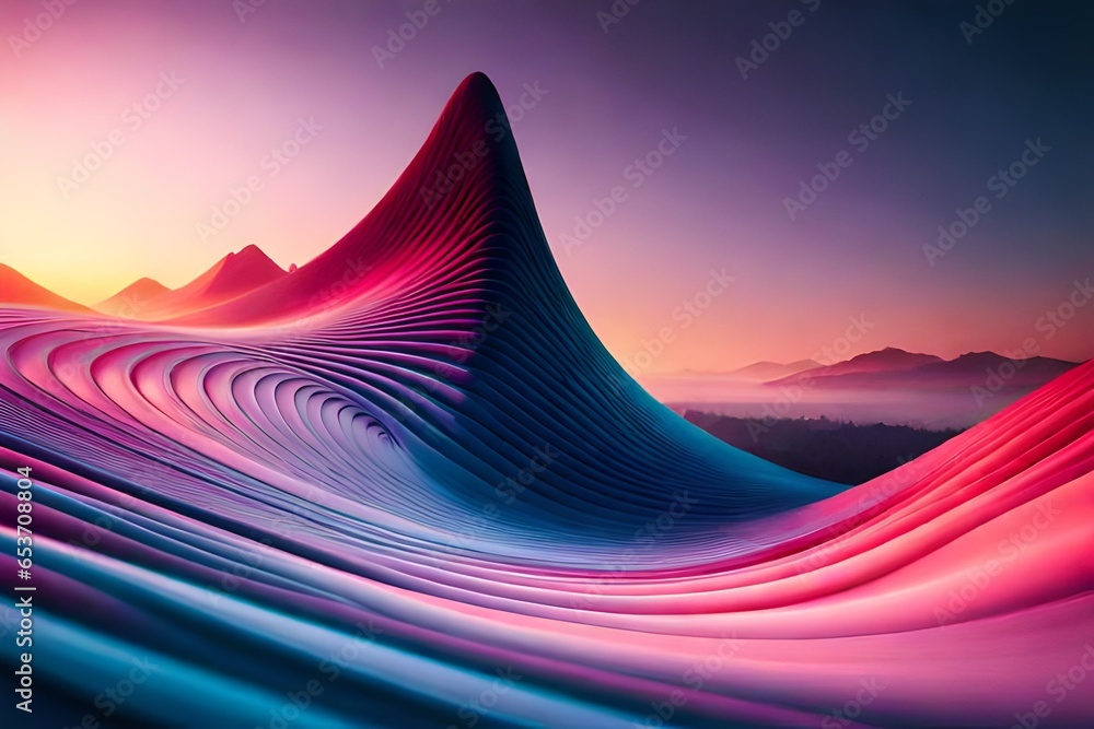 abstract background with colorful waves abstract background with colorful waves