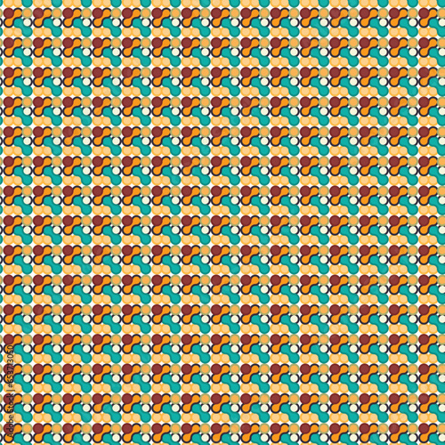 Retro plaid pattern graphic vector