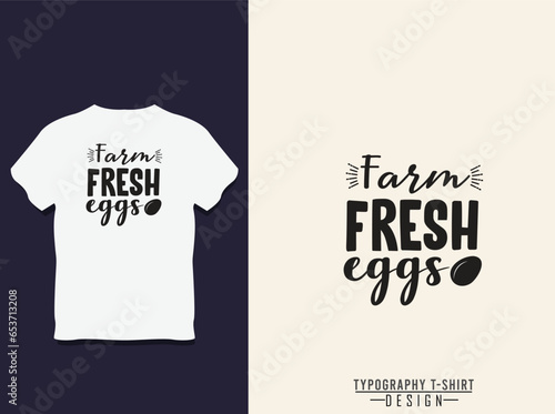 Food and kitchen typography t shirt design