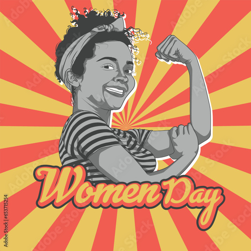 Girl Power Beautiful can change life woman stronger women day
