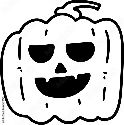 pumpkin cartoon icon photo