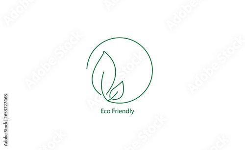 Green Energy Eco-Friendly Vector Icon: Sustainable Environment Symbol in Scalable Vector Format