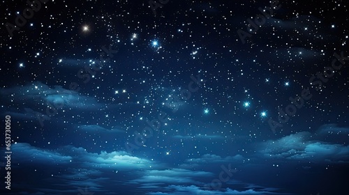 Glittering Night Sky Full of Stars