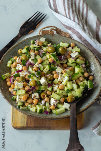 chickpea vegan salad