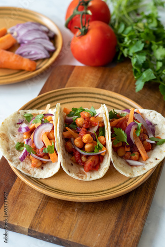 Chickpea tacos