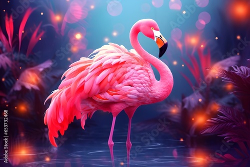 Greater flamingo Birds