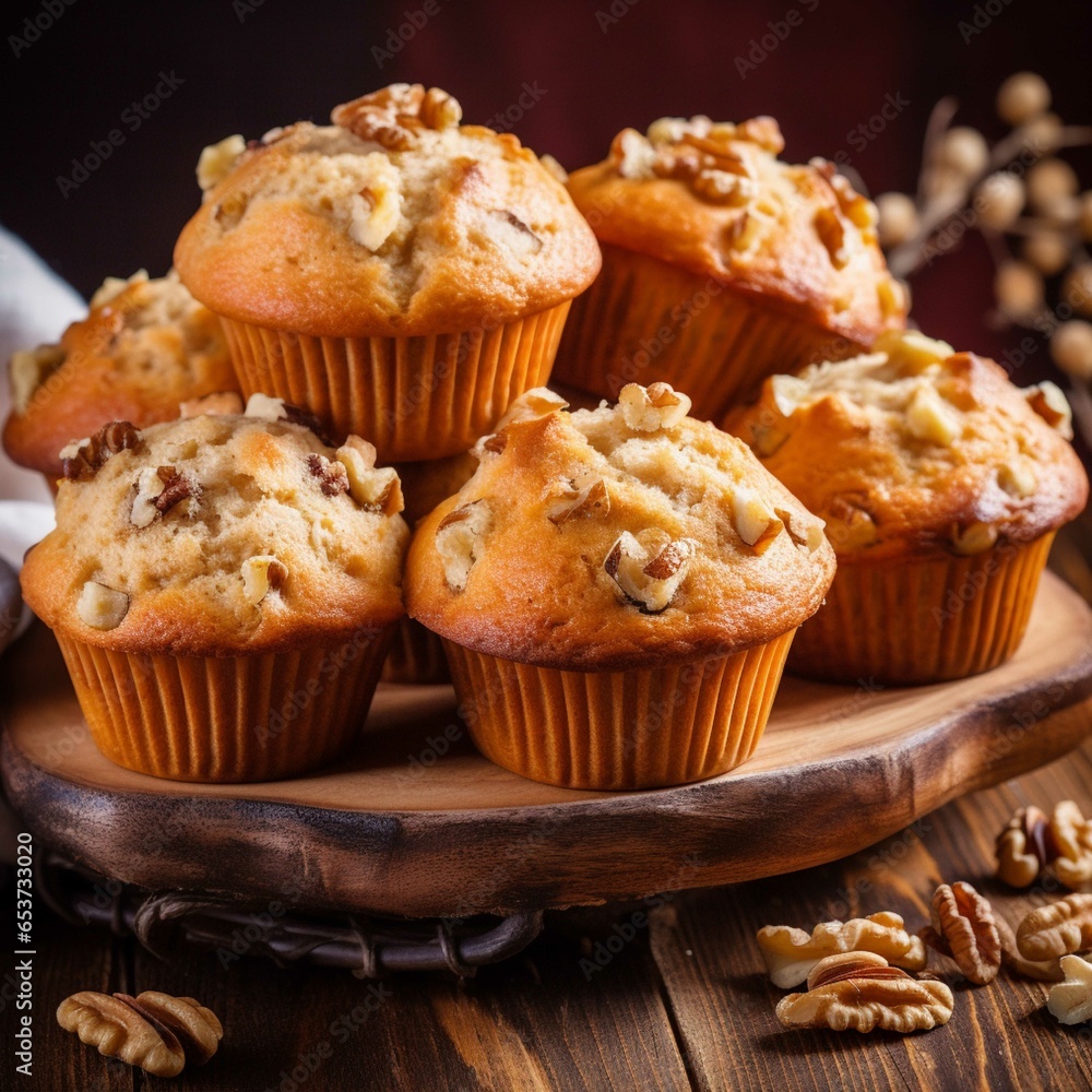 Muffins with chocolate Muffins with chocolate