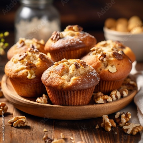 Muffins with chocolate